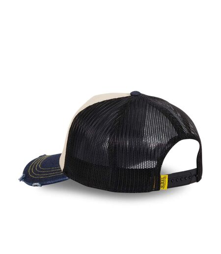 Casquette trucker avec filet effet bambou et print devant Crew Vondutch