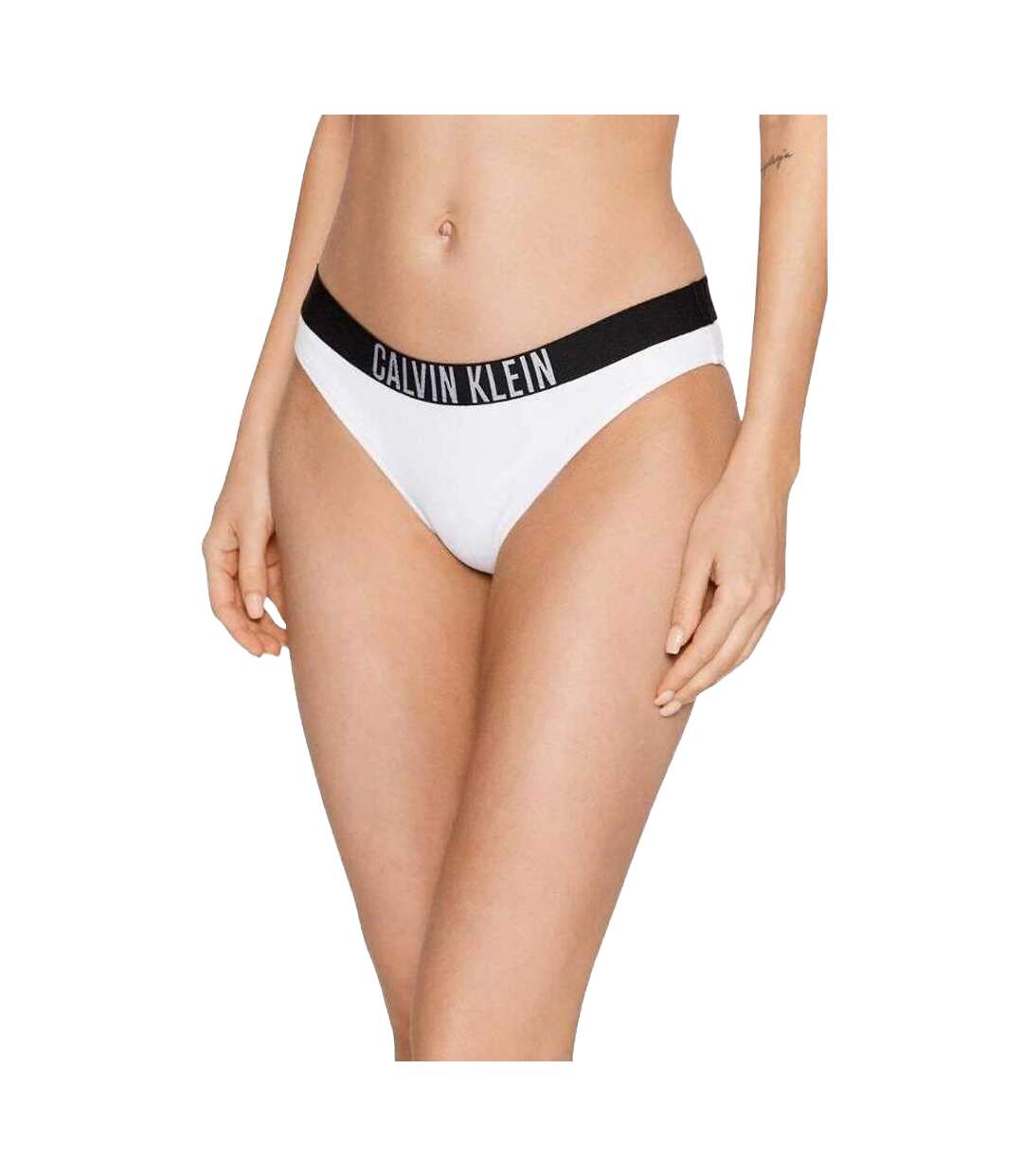 Bas De Maillot De Bain Motif/style Uni Femme Blanc Calvin Klein-2