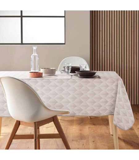 Nappe Antitache Imprimé Kalini 150x240cm Naturel
