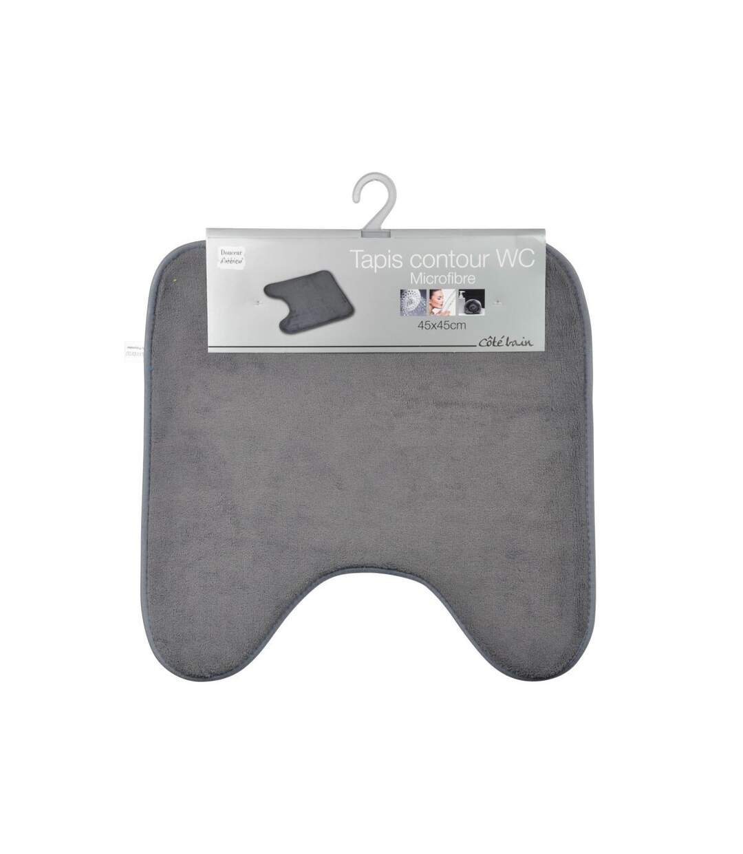 Tapis Contour WC Vitamine II 45x45cm Anthracite-2