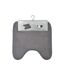 Tapis Contour WC Vitamine II 45x45cm Anthracite-2