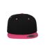 Classic Two Tone Cap Black Neon Pink Flexfit-2