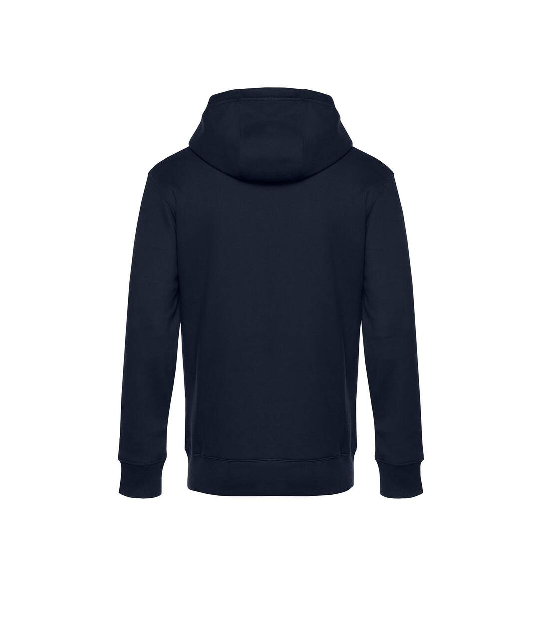 Mens King Hooded Sweater Bleu Marine B&C-2