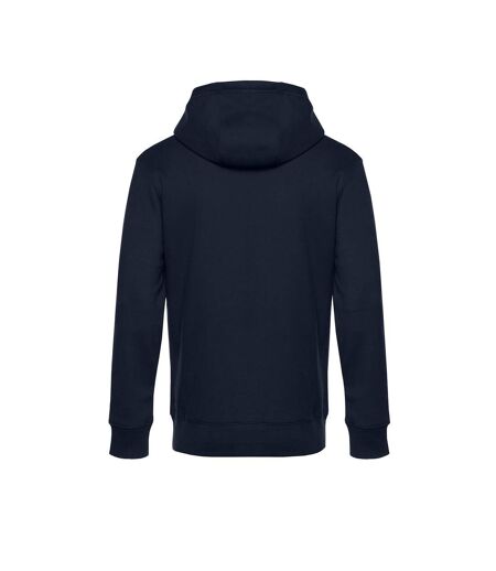 Mens King Hooded Sweater Bleu Marine B&C