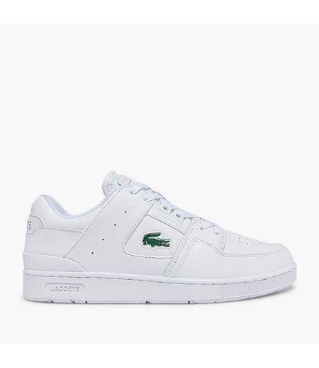Mens Court Cage Leather Trainers White Lacoste