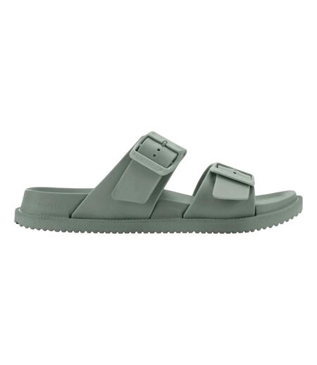 Claquettes Laze Femme Vert Kaki Holster