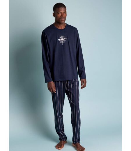 Pyjama pantalon top manches longues Navy Collection Admas