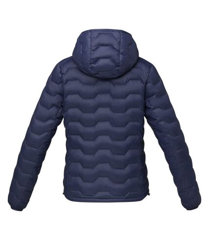 Womens/ladies petalite insulated recycled down jacket navy Elevate NXT