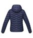 Womens/ladies petalite insulated recycled down jacket navy Elevate NXT