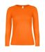 T-shirt Manches Longues #e150 Femme Orange B&C-1