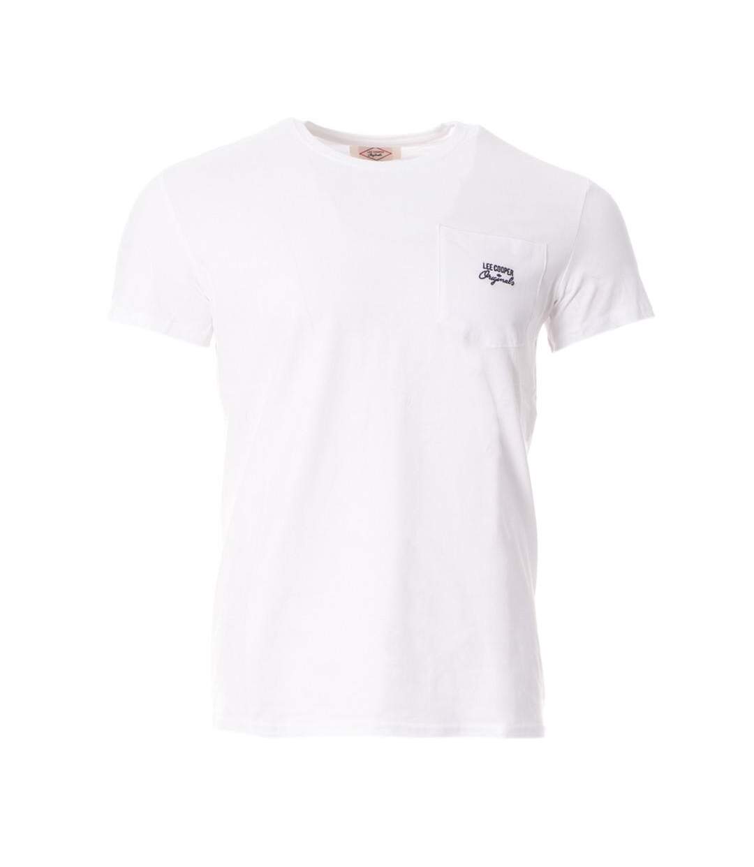 T-shirt Blanc Homme Lee Cooper Oxime - 3XL-1