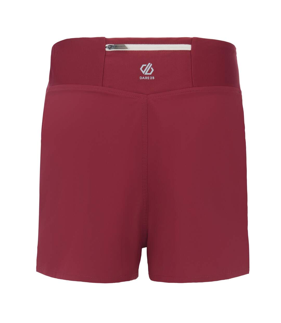 Short À Taille Élastiquée 2-en-1 Nimble Femme Rouge Foncé Dare 2B-3