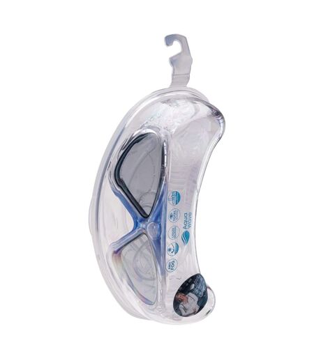 Lunettes De Natation Fliper Adulte Transparent Bleu Fumée Aquawave