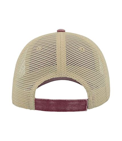 Casquette trucker case bordeaux Atlantis