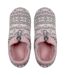 Ladies Knitted Drawstring Slippers for Winter-2