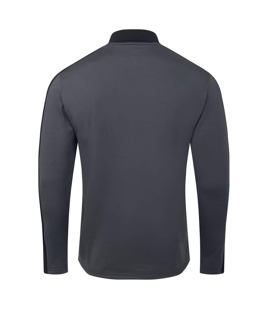 Mens Colour Block Ribbed Regular Sweatshirt Black Umbro-2