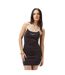 Robe À Bretelles Sans Manches Motif/style Lettrage Femme Marron Jack Wills-4