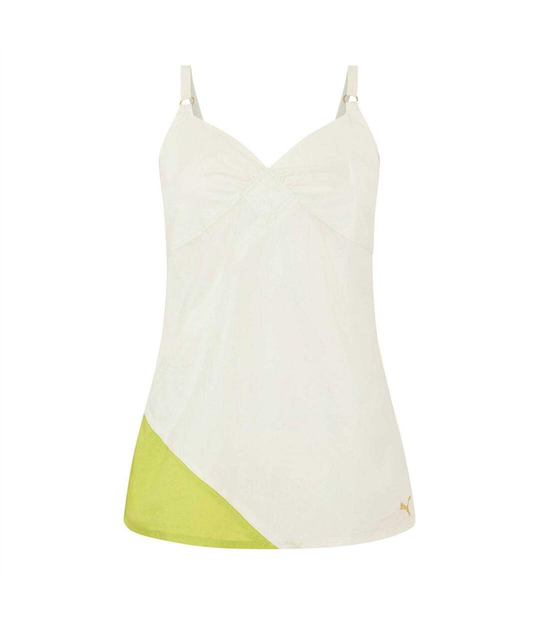 Womens/ladies Diamond Tank Top White Puma-1