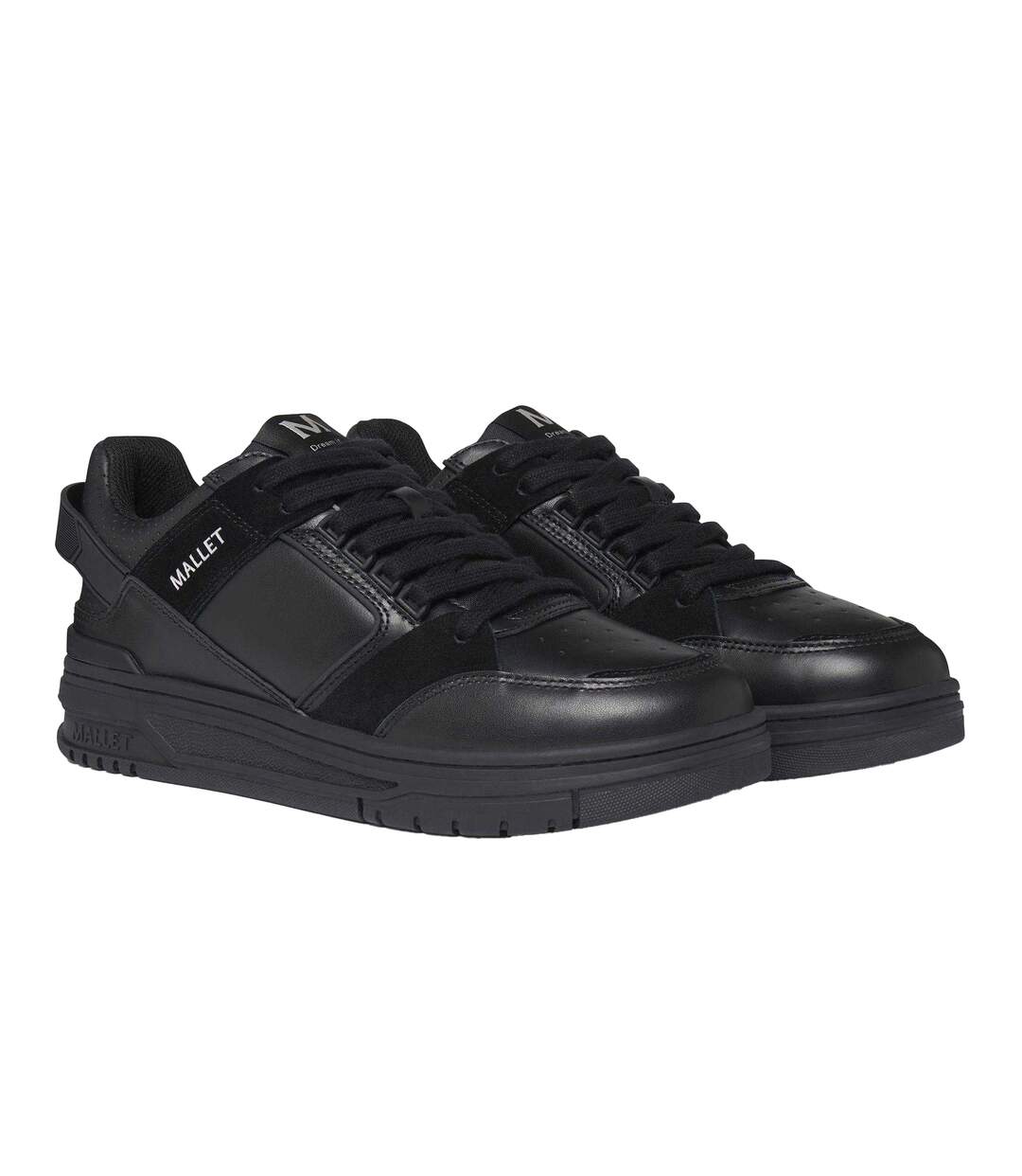 Baskets Compton Homme Noir Mallet-1