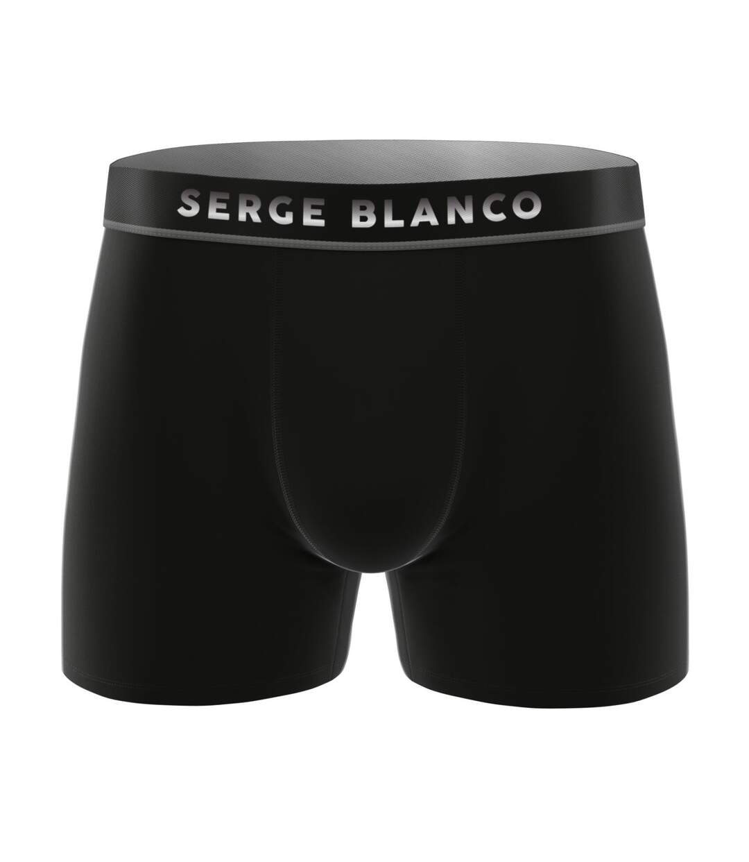 Lot de 3 boxers homme uni modèle Davis Serge Blanco-5
