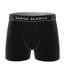 Lot de 3 boxers homme uni modèle Davis Serge Blanco-5