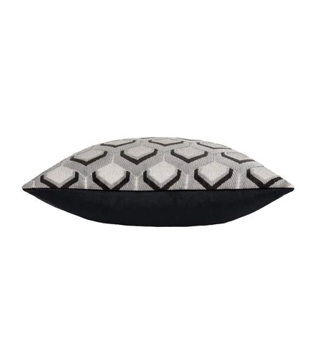 Housse de coussin ledbury 45 cm x 45 cm gris / noir Paoletti Paoletti