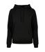 Sweat À Capuche Basic Femme Noir Build Your Brand-2