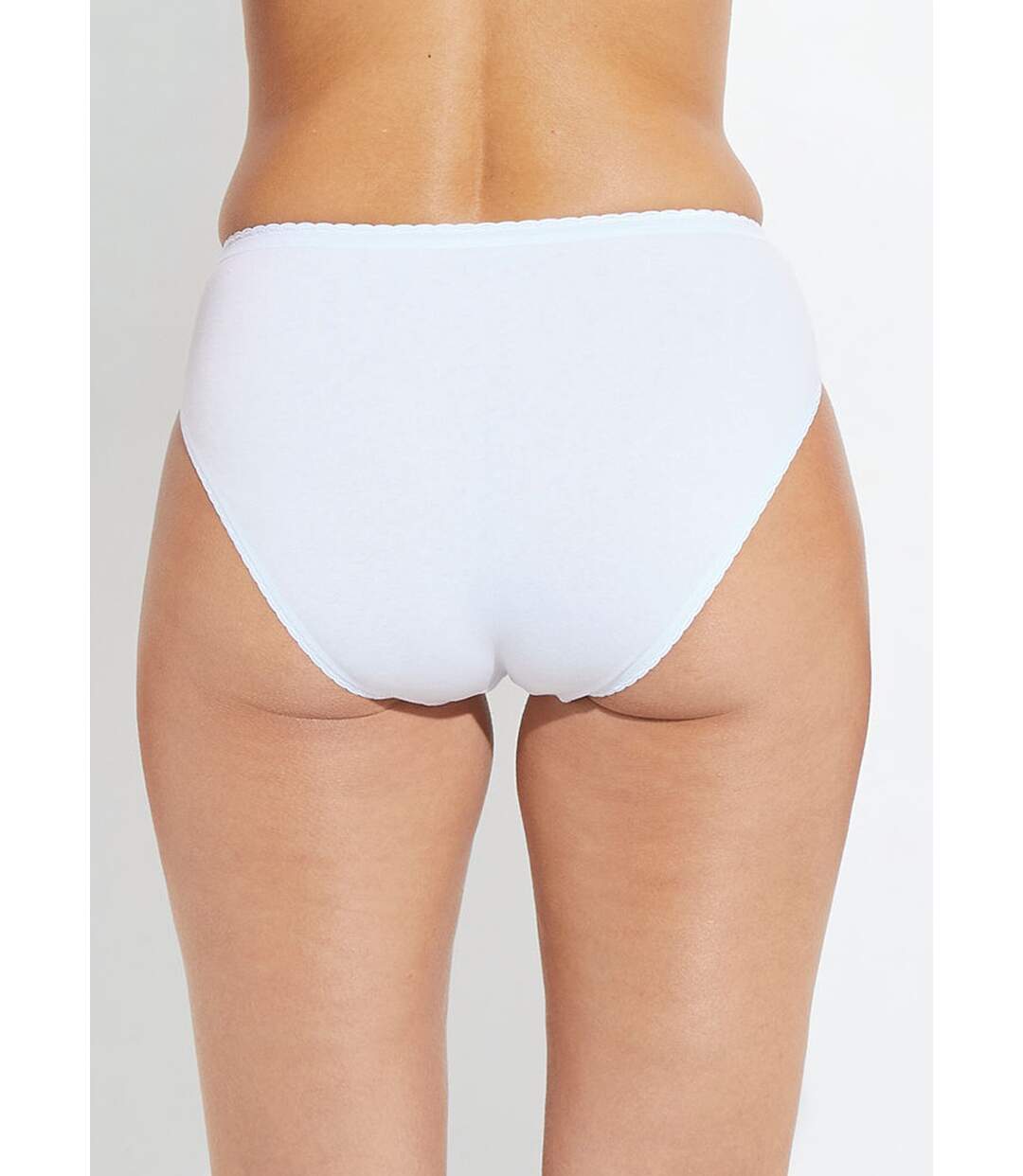 Culotte échancrée dentelle coton - lot de 3-2