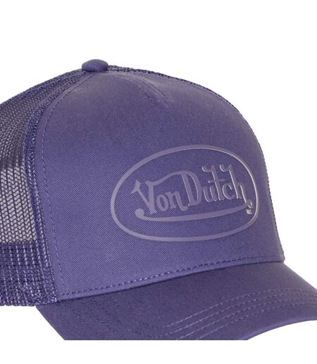 Casquette baseball avec filet et écusson en rubber print modèle Logo Vondutch