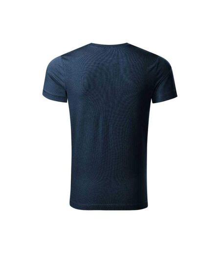 T-shirt Action Homme Bleu Marine Foncé Malfini