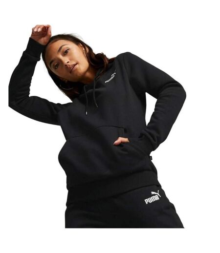 Sweat À Capuche Ess+ Femme Noir Puma