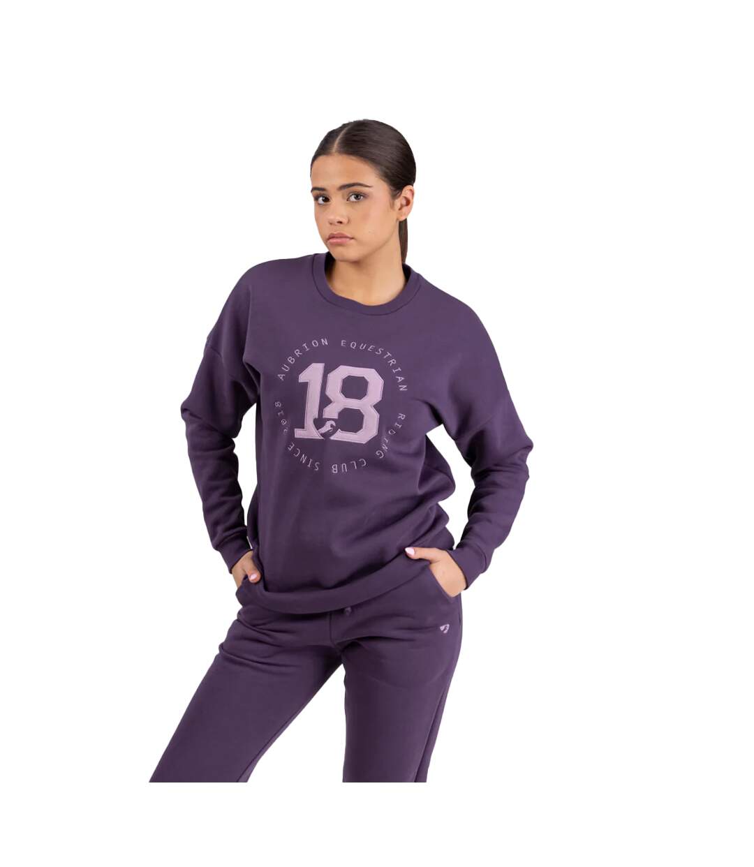 Sweat serene femme violet Aubrion