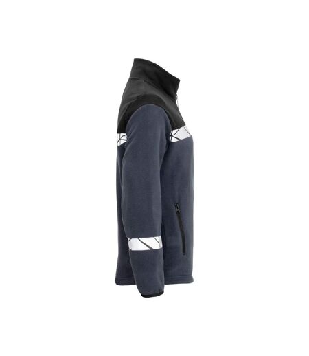Womens/ladies Progression Full Zip Fleece Jacket Navy Black Projob