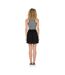 Womens/ladies Tiered Regular Mini Skirt Black Only-3