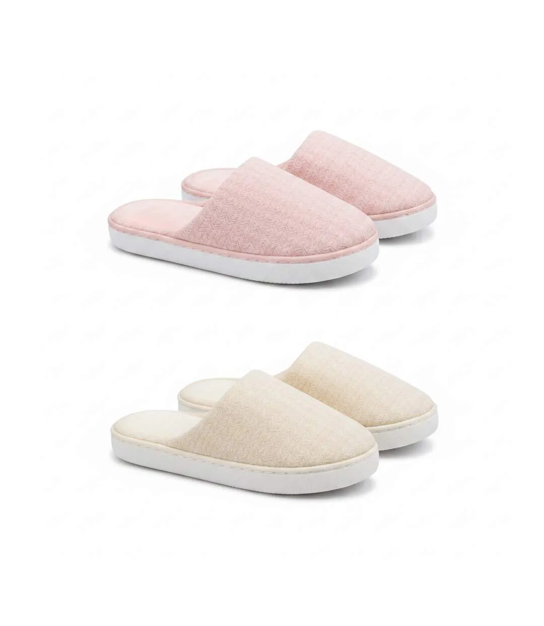 OZABI Pack 2 Paires Mules Femme Semelle Nuage Doublure Éponge-3
