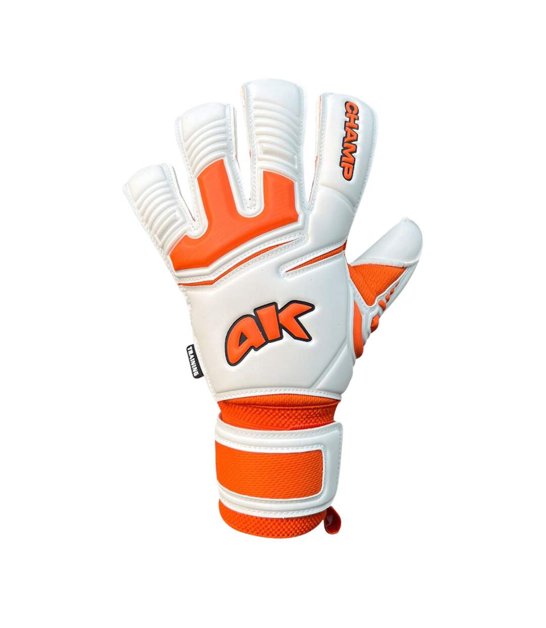 Gants De Gardien De But Entraînement Champ Enfant Blanc Orange 4Keepers-1