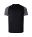 T-shirt Entraînement Elite Homme Noir Gris Foncé Chiné Canterbury-1