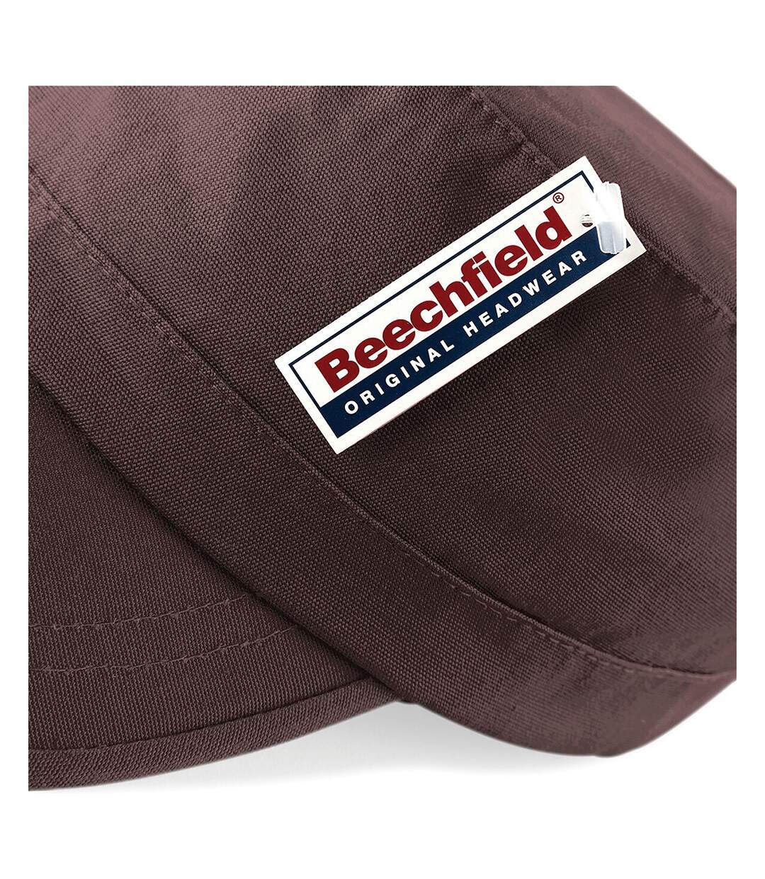 Casquette Armée 100% Coton Adulte Unisexe Chocolat Beechfield-3