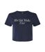 T-Shirt marine femme pieces express-1