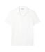 Mens Paris Open Collar Polo Shirt White Lacoste-2