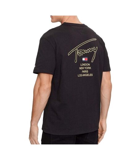 T-shirt Noir Homme Tommy Hilfiger Classique DM0DM17729 - XXS