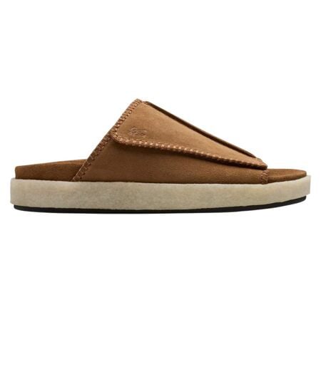 Unisex Adult Overleigh Suede Sliders Brown Clarks Originals