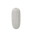 Vase Déco en Résine Leaf 46cm Blanc-1