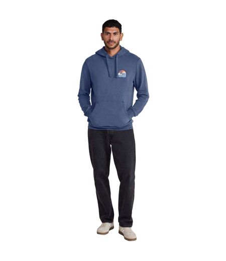 Mens river hoodie blue Animal