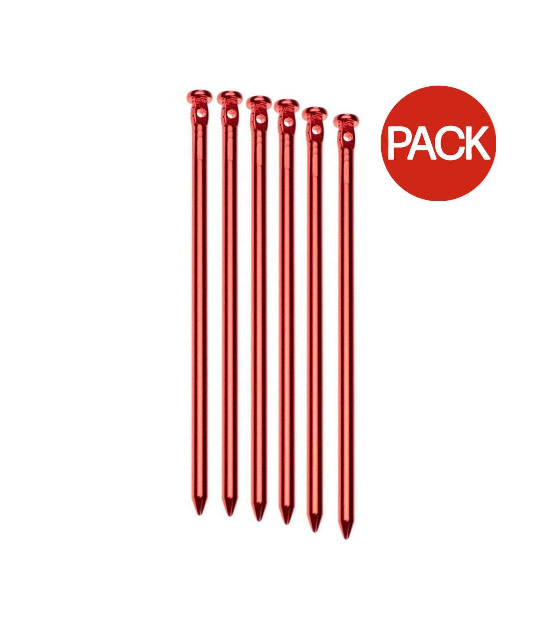 Piquets De Tente Alupeg Taille Unique Rouge Hi-Tec-1