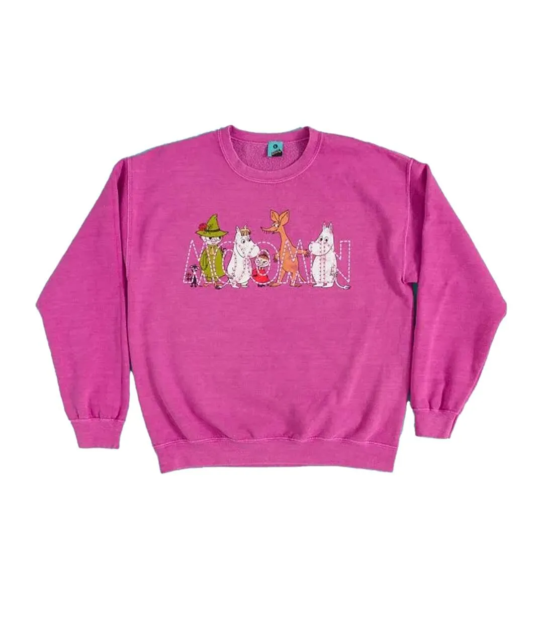 Sweat 80ème Motif/style Rétro Adulte Rouge Moomin-2