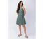 Robe courte sans manches MAURINE unie kaki Coton Du Monde-2