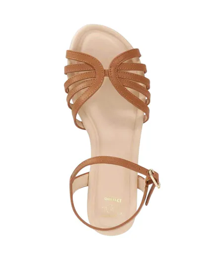 Sandales Lilou Femme Marron Clair Dune London