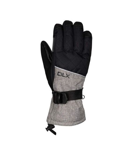 Womens/ladies Sengla Ski Gloves Black Grey Marl Trespass