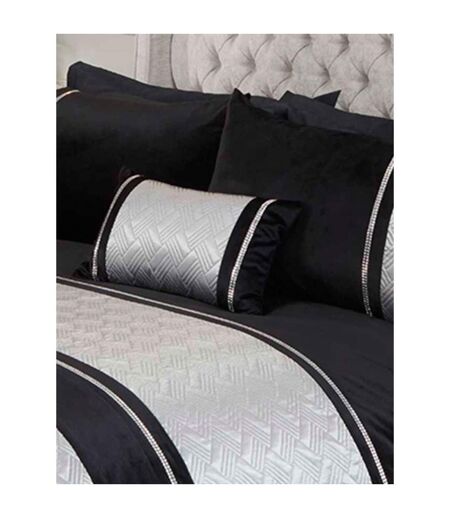 Capri boudoir cushion cover 30cm x 50cm silver Rapport